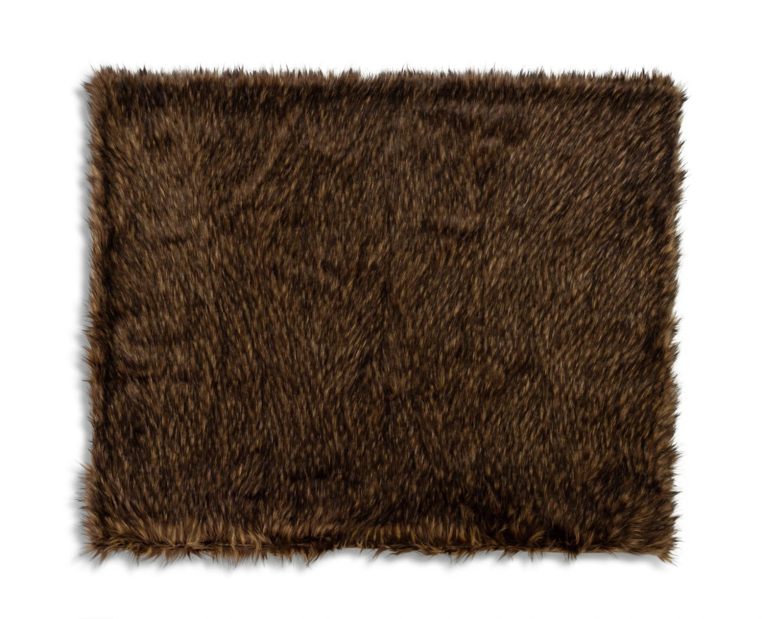 Habitat Faux Fur Throw - Brown - 125x150cm 6 Habitat Faux Fur Throw - Brown - 125x150cm - Image 6