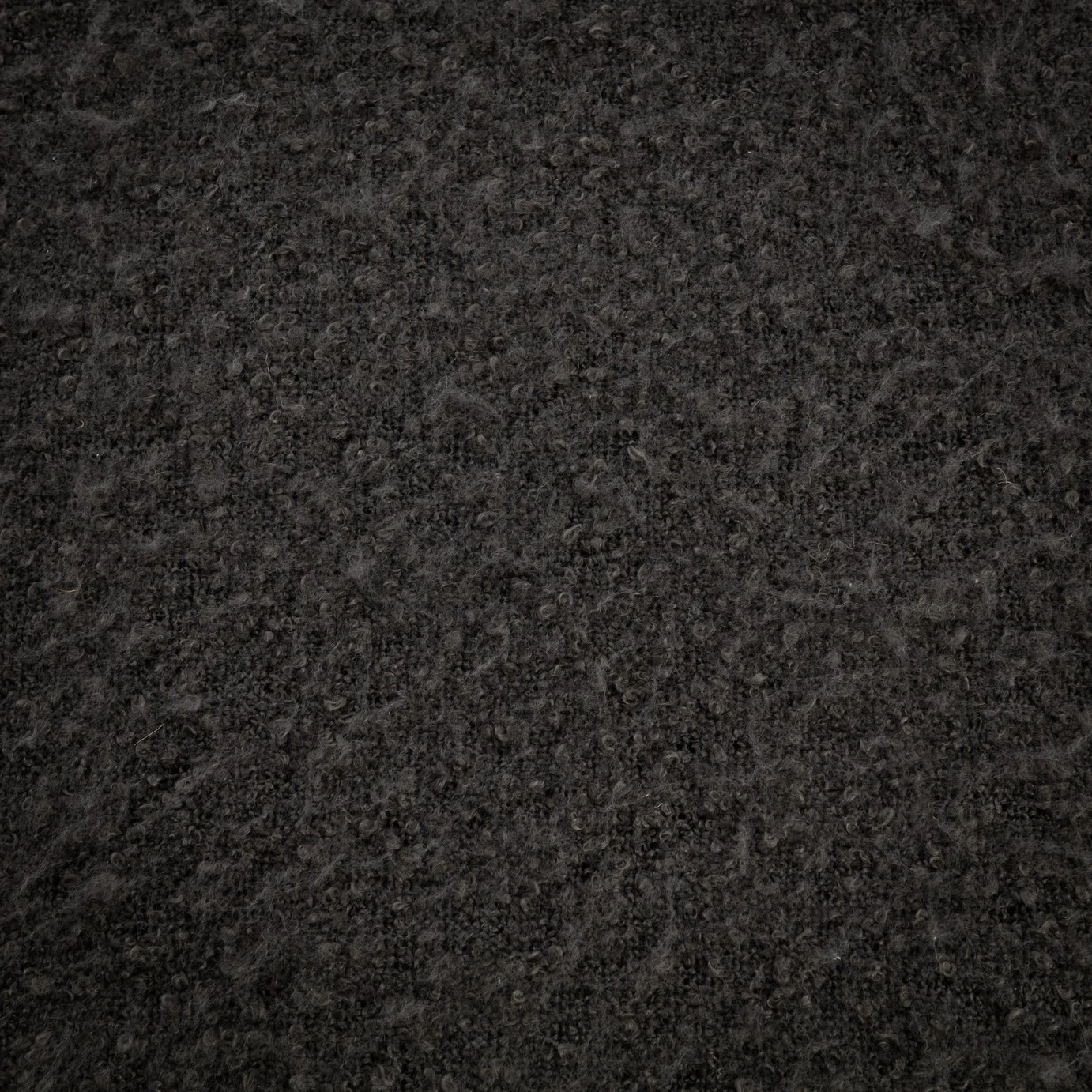 Habitat Faux Mohair Throw - Charcoal - 125X150cm 3 Habitat Faux Mohair Throw - Charcoal - 125X150cm - Image 3