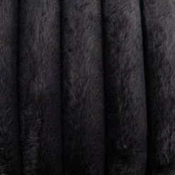 Habitat Ribbed Faux Fur Cushion - Charcoal - 50X50cm -Cooking and dining Shop 3064380 R B001
