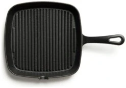 Habitat 23cm Cast Iron Griddle Pan - Black -Cooking and dining Shop 3065097 R Z005A