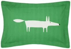 Scion Cotton Mr Fox Mint Green Bedding Set - Single -Cooking and dining Shop 3069048 R Z003A