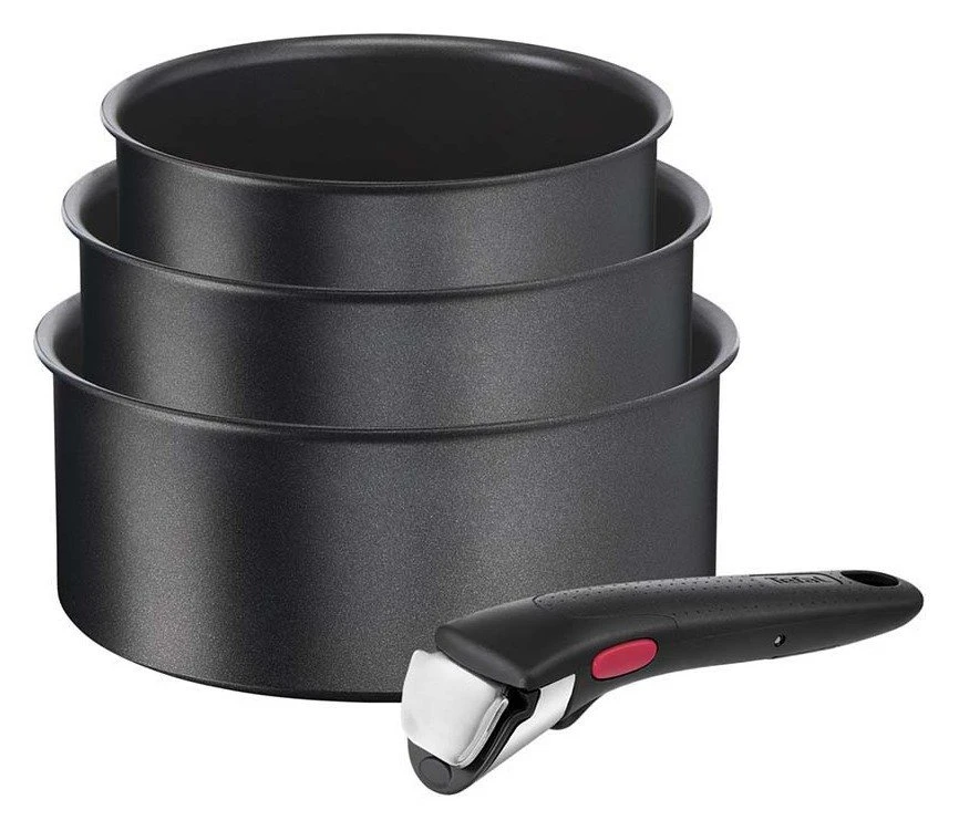 Tefal Ingenio Daily Chef 4 Piece Aluminium Pan Set 1 Tefal Ingenio Daily Chef 4 Piece Aluminium Pan Set