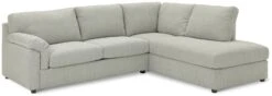 Habitat Florence Fabric Right Hand Corner Chaise Sofa- Cream