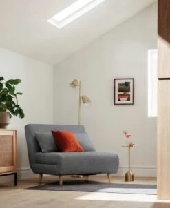 Habitat Roma Small Double Chairbed - Grey -Cooking and dining Shop 3104958 R Z004A