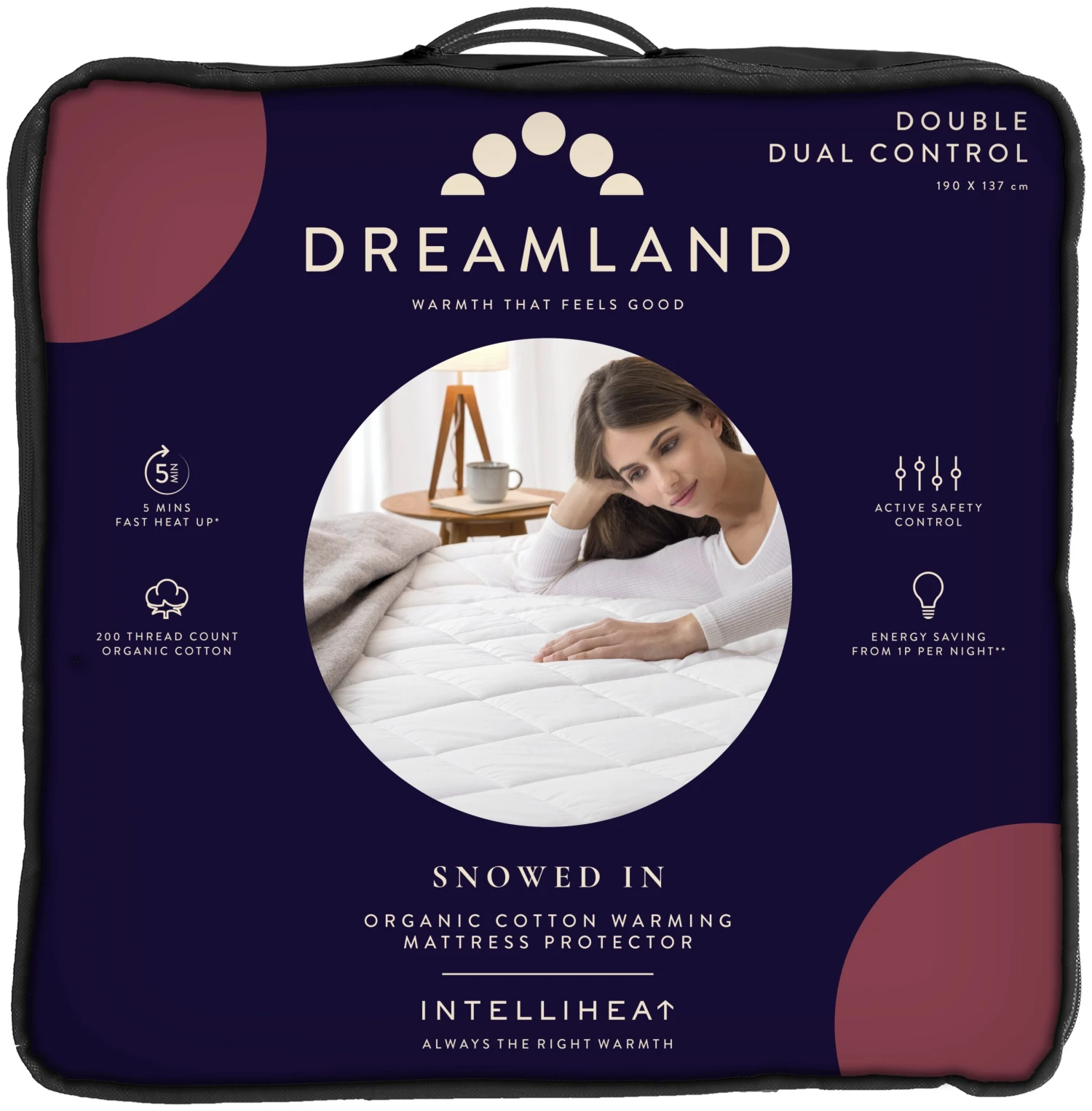 Dreamland Intelliheat Dual Control Mattress Protector-Double 1 Dreamland Intelliheat Dual Control Mattress Protector-Double