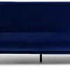 Habitat Matteo 2 Seater Velvet Clic Clac Sofa Bed - Blue