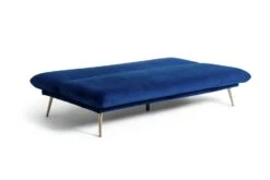 Habitat Matteo 2 Seater Velvet Clic Clac Sofa Bed - Blue -Cooking and dining Shop 3152027 R Z002A