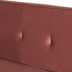 Habitat Odeon 2 Seater Velvet Clic Clac Sofa Bed - Pink -Cooking and dining Shop 3188895 R Z005A