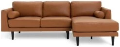 Habitat Jackson Leather Right Corner Chaise Sofa - Tan 14 Habitat Jackson Leather Right Corner Chaise Sofa - Tan -Cooking and dining Shop 3247097 R Z003A