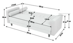 Habitat Preston Clic Clac Velvet Sofa Bed - Navy -Cooking and dining Shop 3249387 R E001