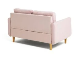 Habitat Remi Small Fabric 2 Seater Chaise Sofa In A Box-Pink -Cooking and dining Shop 3347739 R Z003A