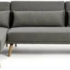 Habitat Andy Left Corner Fabric Clic Clac Sofa Bed - Grey
