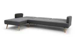 Habitat Andy Left Corner Fabric Clic Clac Sofa Bed - Grey -Cooking and dining Shop 3361928 R Z003A