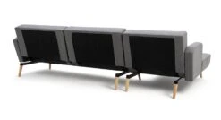 Habitat Andy Left Corner Fabric Clic Clac Sofa Bed - Grey -Cooking and dining Shop 3361928 R Z004A