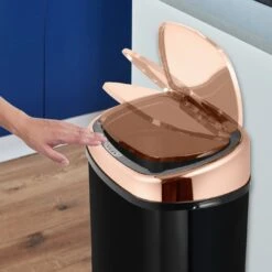 Tower 58L Sensor Bin - Rose Gold & Black -Cooking and dining Shop 3377541 R Z003A