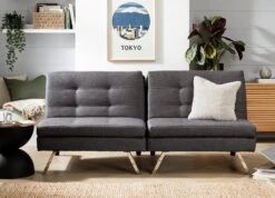 Habitat Duo 2 Seater Clic Clac Sofa Bed - Charcoal -Cooking and dining Shop 3432022 R Z003C