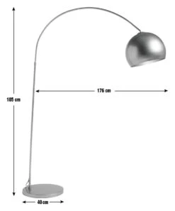Habitat Wilderness Large Arc Floor Lamp -Cooking and dining Shop 3447529 R E001