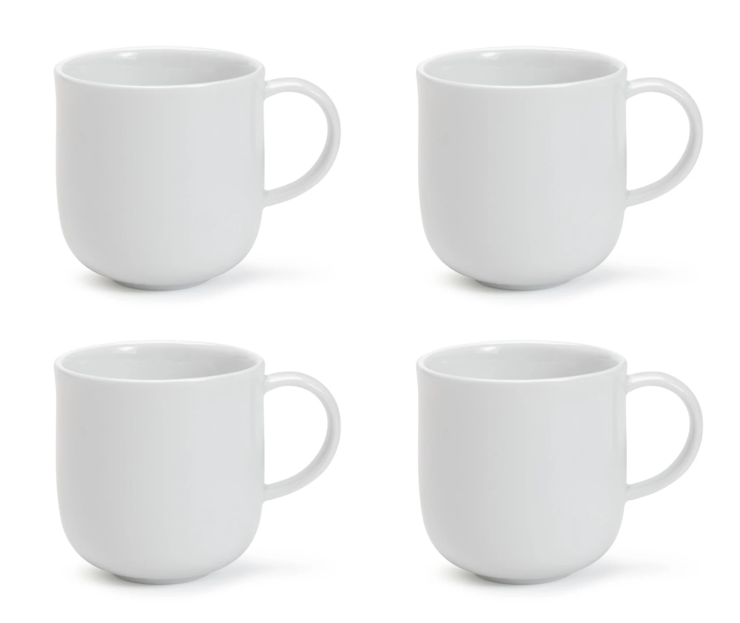 Habitat Riko Set Of 4 Mugs - White 1 Habitat Riko Set Of 4 Mugs - White