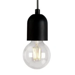 Habitat Pendant Ceiling Light - Matte Black & Herringbone -Cooking and dining Shop 3449802 R Z003A