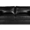 Habitat Salisbury Leather 3 Seater Sofa - Black