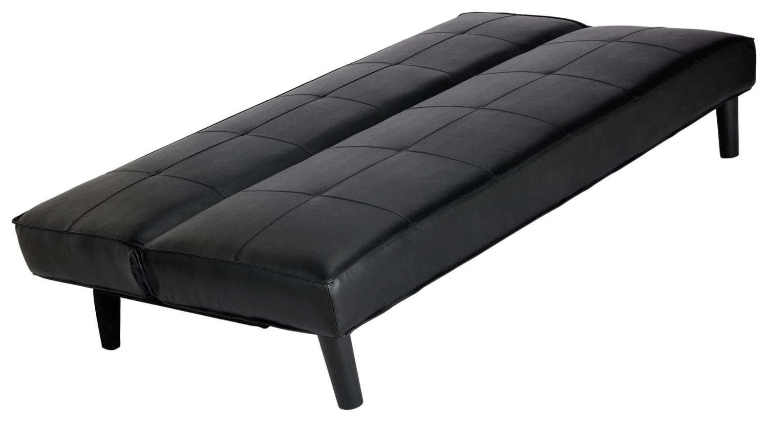 Habitat Patsy 2 Seater Clic Clac Sofa Bed - Black 5 Habitat Patsy 2 Seater Clic Clac Sofa Bed - Black - Image 5