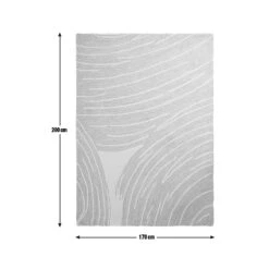 Habitat Hand Tufted Wool & Cotton Rug - Natural -120X170cm -Cooking and dining Shop 3636574 R Z001E