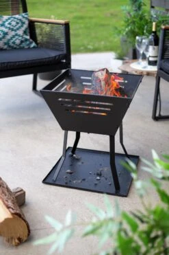 La Hacienda Square Fire Pit -Cooking and dining Shop 3980464 R Z003A