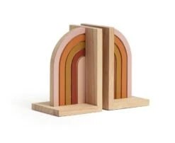 Habitat Kids Rainbow Bookends - Multicoloured -Cooking and dining Shop 4017824 R Z002A
