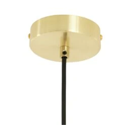 Habitat Tires Alabaster Ceiling Pendant Light -Brushed Brass -Cooking and dining Shop 4075990 R Z004A