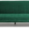 Habitat Matteo 2 Seater Velvet Sofa Bed - Green