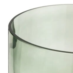 Habitat Medium Glass Hurricane Lantern - Green -Cooking and dining Shop 4090865 R Z003A