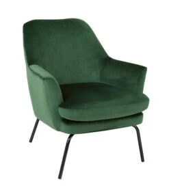 Habitat Celine Velvet Accent Chair - Green -Cooking and dining Shop 4378439 R Z004A