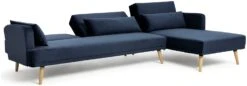 Habitat Andy Right Corner Velvet Clic Clac Sofa Bed - Navy 17 Habitat Andy Right Corner Velvet Clic Clac Sofa Bed - Navy -Cooking and dining Shop 4461126 R Z002A