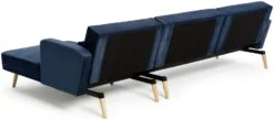 Habitat Andy Right Corner Velvet Clic Clac Sofa Bed - Navy 20 Habitat Andy Right Corner Velvet Clic Clac Sofa Bed - Navy -Cooking and dining Shop 4461126 R Z005A