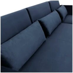 Habitat Andy Right Corner Velvet Clic Clac Sofa Bed - Navy 23 Habitat Andy Right Corner Velvet Clic Clac Sofa Bed - Navy -Cooking and dining Shop 4461126 R Z008A