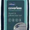 Silentnight Coverless 10.5Tog Grey Duvet & Pillowcase-Single