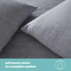 Silentnight Coverless 10.5Tog Grey Duvet & Pillowcase-Single -Cooking and dining Shop 4468624 R Z003A