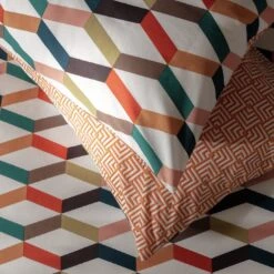 Habitat Geometric ZigZag Multicolour Bedding Set - Single -Cooking and dining Shop 4529257 R Z002C