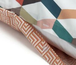 Habitat Geometric ZigZag Multicolour Bedding Set - Single -Cooking and dining Shop 4529257 R Z004A