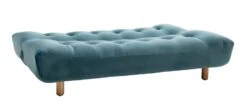 Habitat Kota 3 Seater Velvet Clic Clac Sofa Bed - Teal -Cooking and dining Shop 4588298 R Z002A