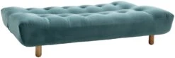 Habitat Kota 3 Seater Velvet Clic Clac Sofa Bed - Teal -Cooking and dining Shop 4588298 R Z003A