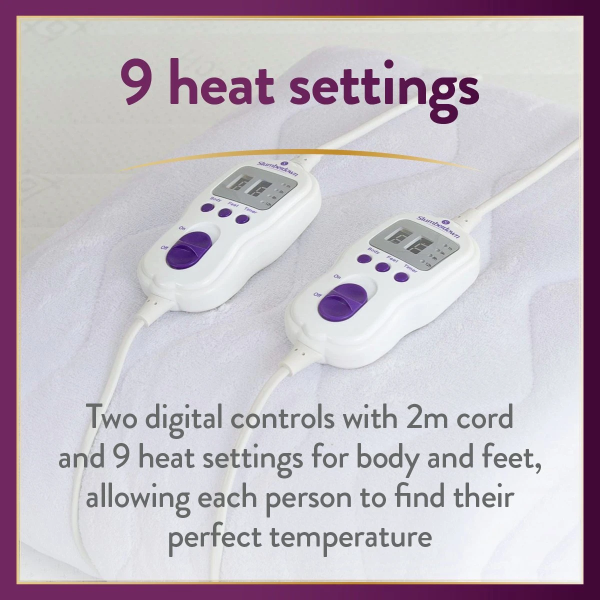 Slumberdown Perfeclty Warm Luxury Electric Blanket-Superking 3 Slumberdown Perfeclty Warm Luxury Electric Blanket-Superking - Image 3