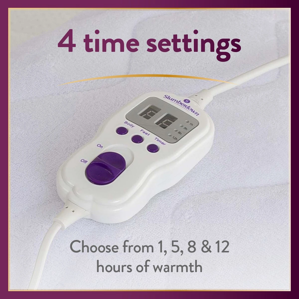 Slumberdown Perfeclty Warm Luxury Electric Blanket-Superking 6 Slumberdown Perfeclty Warm Luxury Electric Blanket-Superking - Image 6