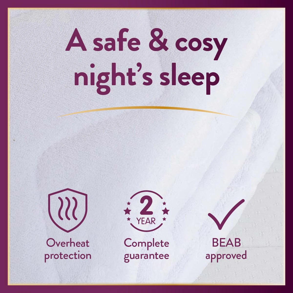 Slumberdown Perfeclty Warm Luxury Electric Blanket-Superking 12 Slumberdown Perfeclty Warm Luxury Electric Blanket-Superking - Image 12