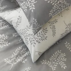 Habitat Floral Trail Grey Bedding Set - Single -Cooking and dining Shop 4636700 R Z002C