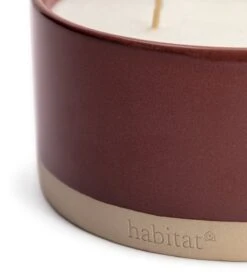 Habitat Large Ceramic Candle - Patchouli & Plum 6 Habitat Large Ceramic Candle - Patchouli & Plum -Cooking and dining Shop 4638911 R Z003A