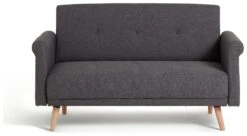 Habitat Evie Fabric 2 Seater Sofa In A Box - Charcoal