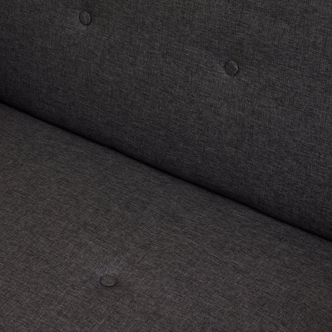 Habitat Evie Fabric 2 Seater Sofa In A Box - Charcoal 10 Habitat Evie Fabric 2 Seater Sofa In A Box - Charcoal - Image 10