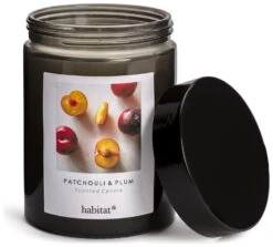 Habitat Scented Jar Candle - Patchouli & Plum -Cooking and dining Shop 4663924 R Z002A