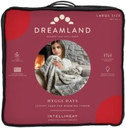 Dreamland Luxury Faux Fur Heated Throw - Large